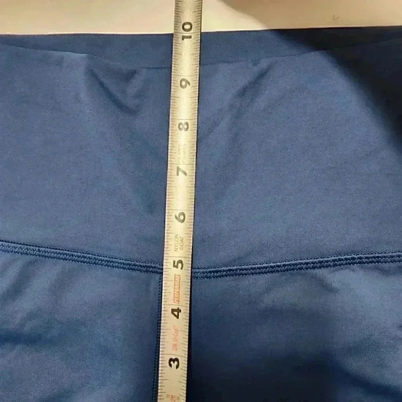 aerie Blue High Waist Cropped Activewear Legging Size M - Picture 8 of 8